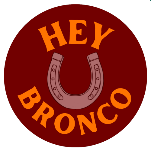 Hey Bronco logo round horsemiddle4